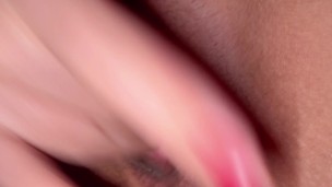 I'm filming myself stroking my pussy