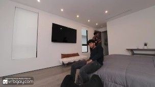 VRB Gay: Your Black Boyfriend Rides Big Dick and Bangs You Bareback in Your Future Bedroom | HD Porn