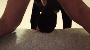 Preview bound and hooded with pantyhose heels, i have my mouth fucked for 20 minutes oral creampie