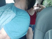 I masturbate in my boyfriend's car and make a video. 2/16