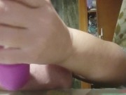 Nipples tortures by vibrator