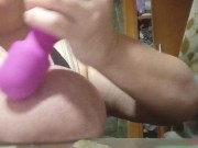 Nipples tortures by vibrator 7/16