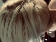 The Snow Maiden with a hard blowjob. New Year's gift in the form of cum in the mouth 9/16