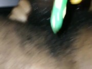 LIGHT SKIN EBONY SLOWLY SWALLOWS AND SUCKS DADDY FAT DICK BEFORE SHE GETS FUCKED!!!!! 11/16