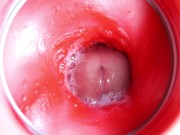 Camera inside the pussy! The wettest and tastiest hole with a big dick inside! 10/16