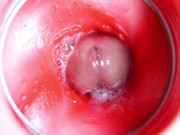 Camera inside the pussy! The wettest and tastiest hole with a big dick inside! 13/16