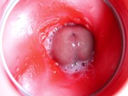 Camera inside the pussy! The wettest and tastiest hole with a big dick inside! 14/16