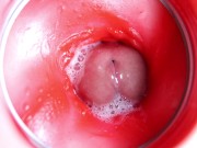 Camera inside the pussy! The wettest and tastiest hole with a big dick inside! 15/16