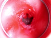 Camera inside the pussy! The wettest and tastiest hole with a big dick inside! 2/16