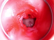 Camera inside the pussy! The wettest and tastiest hole with a big dick inside! 4/16