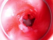 Camera inside the pussy! The wettest and tastiest hole with a big dick inside! 6/16