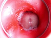 Camera inside the pussy! The wettest and tastiest hole with a big dick inside! 9/16