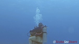 We take her bikini bottom off for some fun at the bottom of the sea!