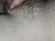 Precum foreskin play with double cumshot see full face content on OF billabonbigboy 16/16