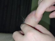 Precum foreskin play with double cumshot see full face content on OF billabonbigboy 3/16