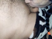 Deep throat blowjob with wife and finger to ass 3/16