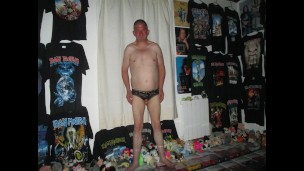 My body with sexy string male and female with one testicle