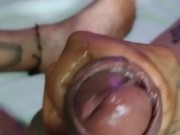 Morning wood leads to me cumin on my soles 14/16