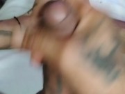 Morning wood leads to me cumin on my soles 3/16