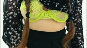 Just a cute and naughty secretary making some extra shift to get her compensation for new year