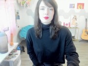 Pleather Skirt Black Turtleneck Desperation 3/16