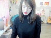 Pleather Skirt Black Turtleneck Desperation 4/16