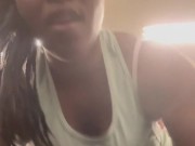 BBW Sucks Fucks and Swallows To Pay For Gym - Swallows It All! 13/16