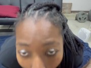 BBW Sucks Fucks and Swallows To Pay For Gym - Swallows It All! 3/16