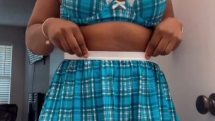 Naughty school girl