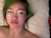 Asian babysitter gets paid with dick 10/16