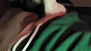 Jacking off my big American penis