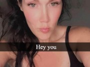 Dirty wife masturbates and makes a husband‘s friend come on snap 1/16