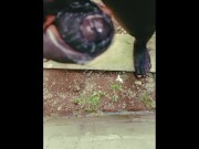 Longest biggest African black Mandingo DICK creamed and stroke for multiple CUMSHOTS 9/16