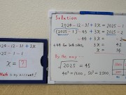 2024-12-31+3x=2025-1-1.[JapanMath](lesbian)