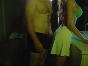 (Zelex) Sexy doll gets a load on her glasses 1/16