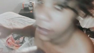 COSPLAY BIG BROWN NIPPLES SEXY TITS BIG DICK BBC BLOW JOB WINDOW