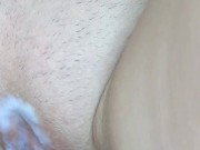 My tight pussy receives warm cumshot in close up! 16/16