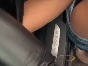 horny stepsister dicked down on the way to NYE family dinner 16/16