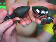 Preparing for anal sex and cum in the throat. Dirty talk in Russian 1/16