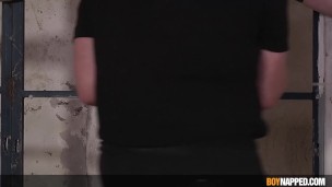 Horny Daddy Enjoys Playing His New Bound Toy Boy