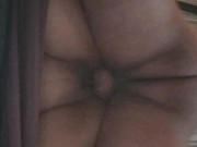 Pov primer plano en cuatro de perrito 4/16