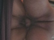 Pov primer plano en cuatro de perrito 6/16