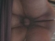 Pov primer plano en cuatro de perrito 8/16