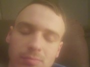 Man On Couch Hopes and Dreams Of A Sloppy Blowjob In The Morning 13/16