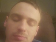 Man On Couch Hopes and Dreams Of A Sloppy Blowjob In The Morning 14/16