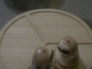 Romantic Sloths Begin To Spin Roughly On The Tight Space Of A Lazy Susan