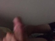 playing with my big cock 4/16