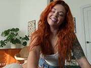 REDHEAD BABE wants to make a SEXTAPE for her cuck boyfriend - Sinatra Monroe 6/16