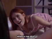 My lewd redheaded friend and her stepbrother gave my Asian pussy a Christmas miracle 4/16