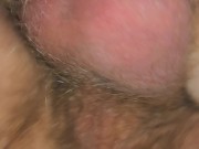 His big balls slapping against my clit while pounding me makes me squirt everywhere 2/16